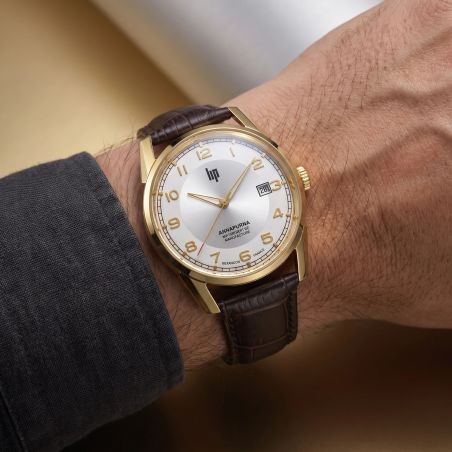 Montre Homme LIP Manufacture Annapurna 39mm Automatique Dorée 676012