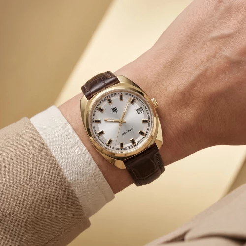 Montre Mixte LIP Général de Gaulle 35mm Automatique Dorée 671881