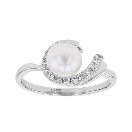Bague femme edora argent 925/1000  et perle d'eau douce 70100144 – bagues femme