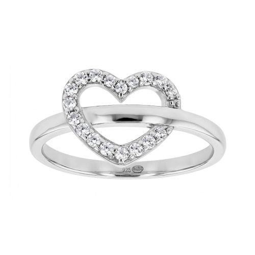 Bague Femme Coeur ARGENT 925/1000 et Oxydes EDO70100149