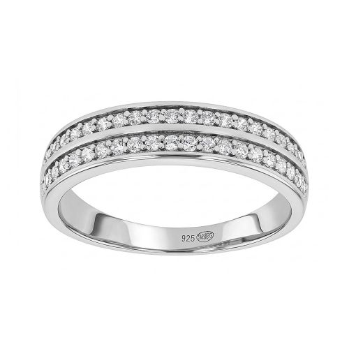 Bague femme empierrée EDORA ARGENT 925/1000 et Oxydes
