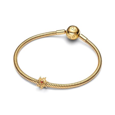 Charm femme pandora soleil ajouré doré 764625c01 – charms
