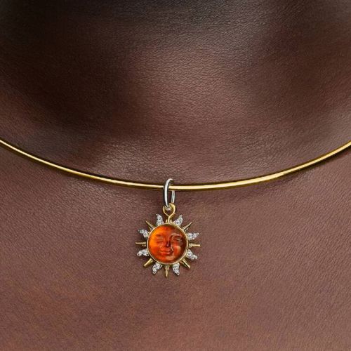 Charm Femme PANDORA Pendant Soleil et Tourbillons Bimatière 764703C01