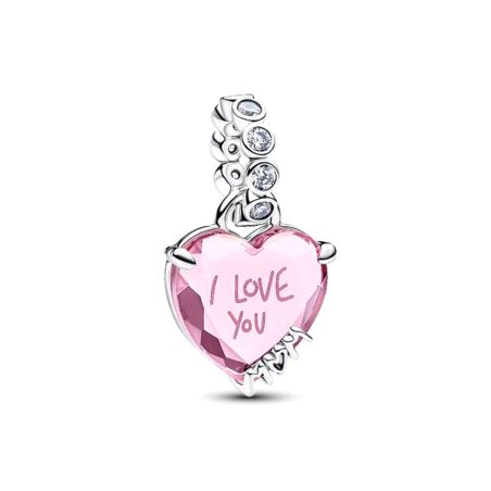 Charm femme pandora pendant i love you mom 794464c01 – charms