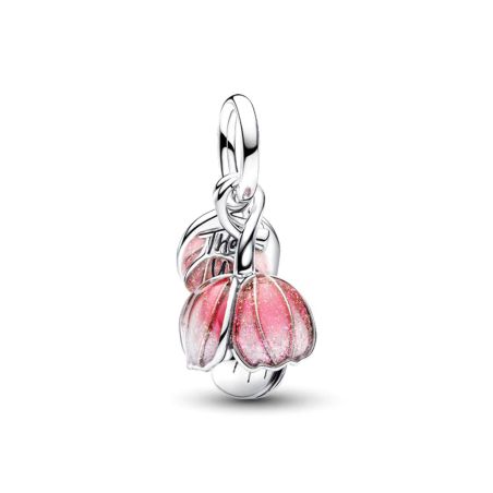 Charm femme pandora pendant fleur épanouie bimatière 764453c01 – charms