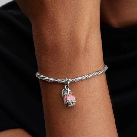Charm Femme PANDORA Pendant Fleur Épanouie Bimatière 764453C01