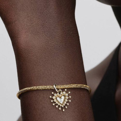 Charm Femme PANDORA Pendant Double Cœur Étincelant 764141C01