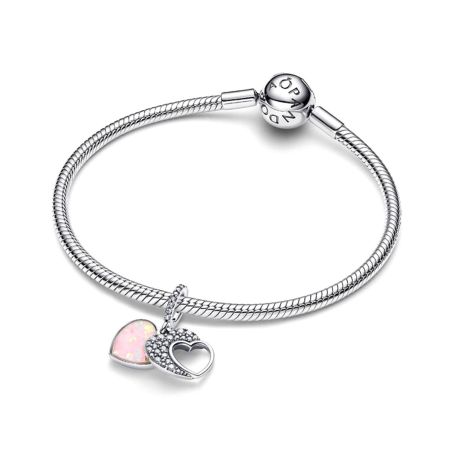 Charm femme pandora pendant double belle maman 794456c01 – charms