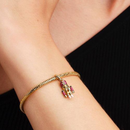 Charm Femme PANDORA Pendant Casse-Noisette Mobile Doré 763583C01