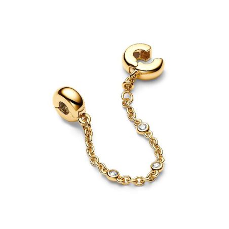 Charm femme pandora chaîne de confort triple pierre incolore 763515c01 – charms