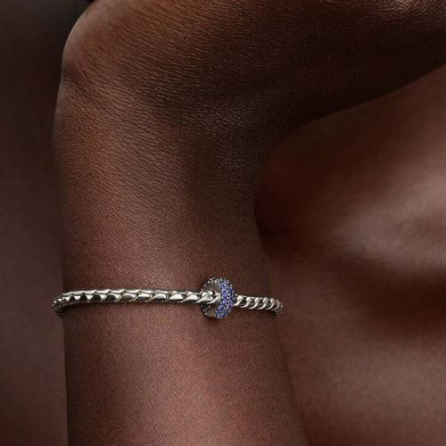 Charm Clip Femme PANDORA Pierres Bleu Roi 794700C01