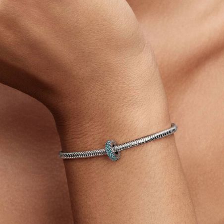 Charm Clip Femme PANDORA Espaceur Pierres Bleu Glacier 791359C01