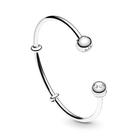 Bracelet jonc femme pandora moments ouvert 596477 – bracelets personnalisables