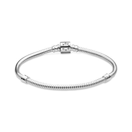 Bracelet femme pandora moments maille serpent fermoir barillet sécurité 594596c00 – bracelets personnalisables