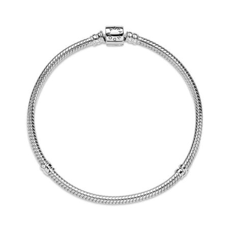 Bracelet femme pandora moments maille serpent fermoir barillet sécurité 594596c00 – bracelets personnalisables
