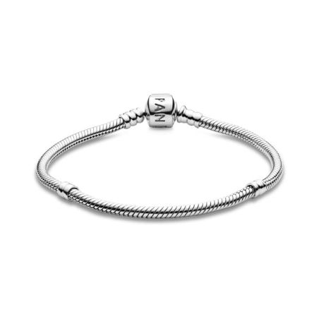 Bracelet femme pandora moments maille serpent fermoir barillet 594593c00 – bracelets personnalisables