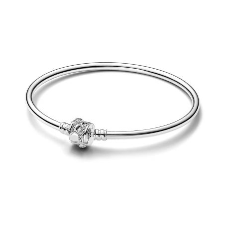 Bracelet femme pandora moments maille serpent argent 592733c01 – bracelets personnalisables