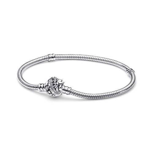 Bracelet Femme PANDORA Moments Disney Fée Clochette Fermoir Maille Serpent 592548C01