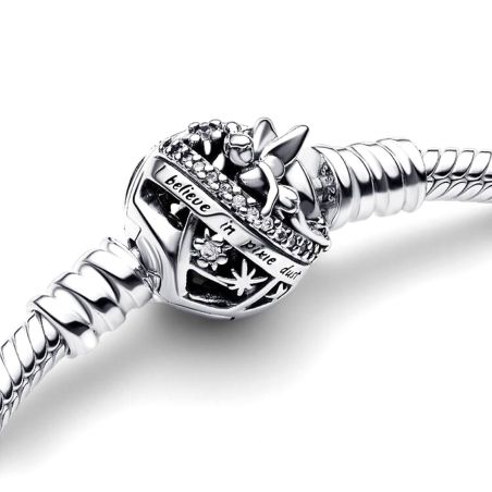 Bracelet femme pandora moments disney fée clochette fermoir maille serpent 592548c01 – bracelets personnalisables