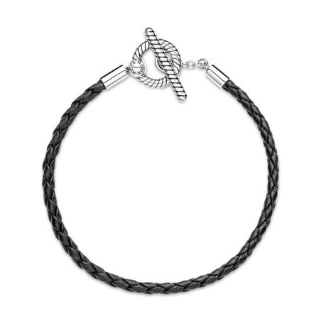 Bracelet femme pandora moments cuir tressé t-bar 591675c01 – bracelets personnalisables