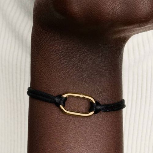 Bracelet Femme PANDORA Cordon Link Ouvrable Doré 564680C01