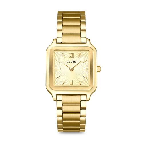 Montre Femme CLUSE Gracieuse Cadran Doré Soleil Acier CW11911