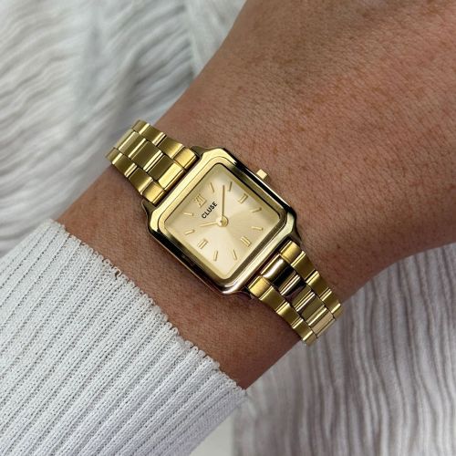 Montre Femme CLUSE Gracieuse Mini Cadran Doré Acier CW15502