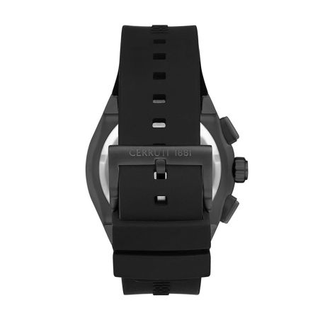 Montre homme cerruti 1881 bieno chronographe squelette silicone noir cra24802 – montres homme