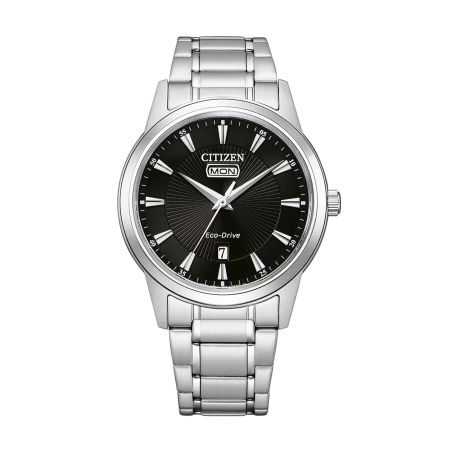 Montre homme citizen dress eco-drive cadran blanc bracelet acier aw0100-86ec – montres homme