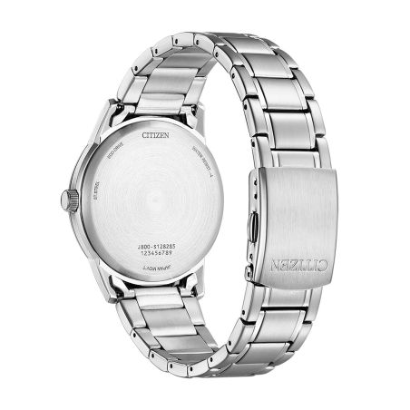 Montre homme citizen dress eco-drive cadran blanc bracelet acier aw0100-86ec – montres homme