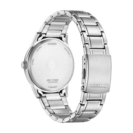 Montre homme citizen dress eco-drive cadran bleu bracelet acier aw0100-86lc – montres homme