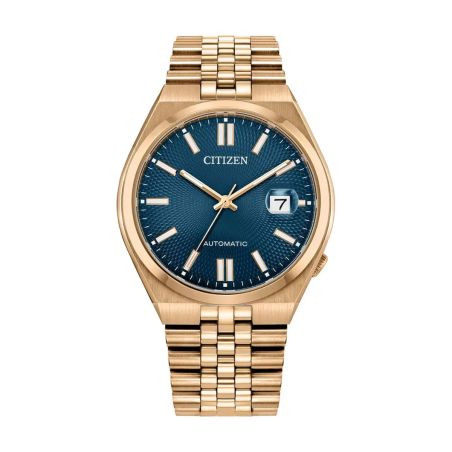 Montre homme citizen tsuyosa 60 bleu cendré automatique verre saphir nk0023-57l – montres homme