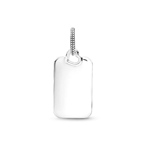 Charm Femme PANDORA Pendant Plaque Rectangulaire Gravable Argent 398611C00