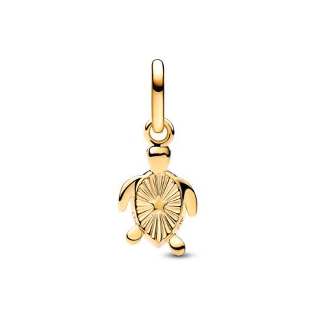 Mini charm femme pandora pendant tortue verte email 763823c01 – charms