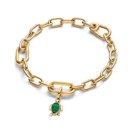 Mini charm femme pandora pendant tortue verte email 763823c01 – charms