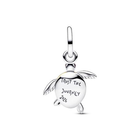 Charm femme pandora pendant 2026 tortue de mer rose diamant synthèse 764432c01 – charms