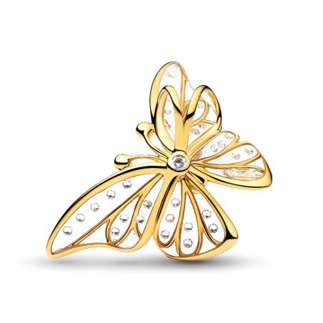 Charm femme pandora papillon xl ajouré doré 764487c01 – charms
