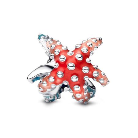 Mini charm femme pandora étoile de mer colorée argent 793817c01 – charms
