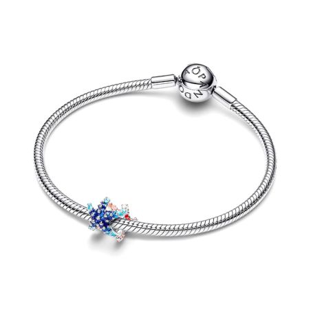 Mini charm femme pandora étoile de mer colorée argent 793817c01 – charms
