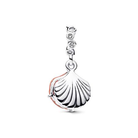 Charm femme pandora pendant double coquillage couleur corail 793821c01 – charms