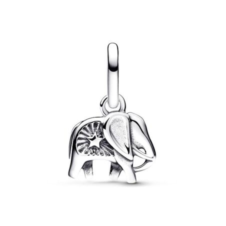 Mini charm femme pandora pendant éléphant turquoise argent 793858c01 – charms