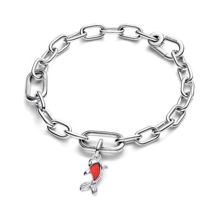 Mini charm femme pandora carpe koï verre de murano rouge 793863c01 – charms