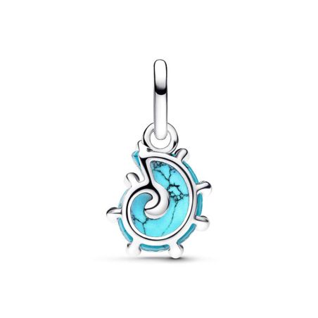 Charm femme pandora pendant escargot de mer verre murano bleu 793900c01 – charms