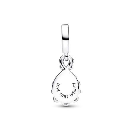 Charm femme pandora pendant double symbole infini opalescent 794251c01 – charms