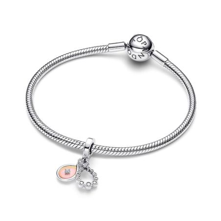 Charm femme pandora pendant double symbole infini opalescent 794251c01 – charms