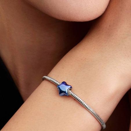 Charm Femme PANDORA Blue Star Ã‰toile Bleue Argent 794382C01