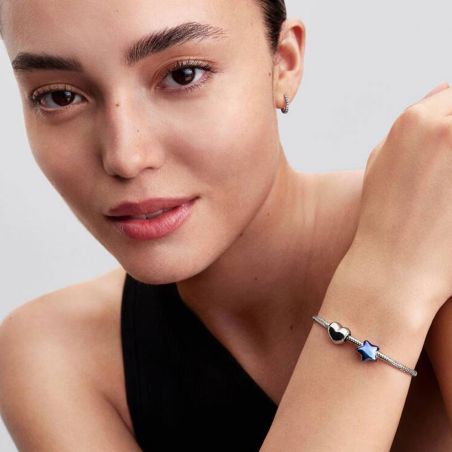 Charm femme pandora blue star étoile bleue argent 794382c01 – charms