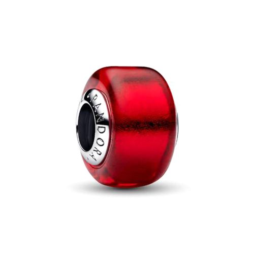 Charm Femme PANDORA Verre de Murano Rouge 794425C00