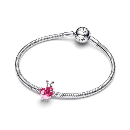Charm femme pandora escargot rose argent 794553c01 – charms