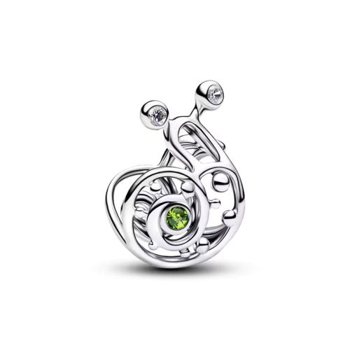 Charm Femme PANDORA Pendant Escargot Cristal Vert Clair 794557C01